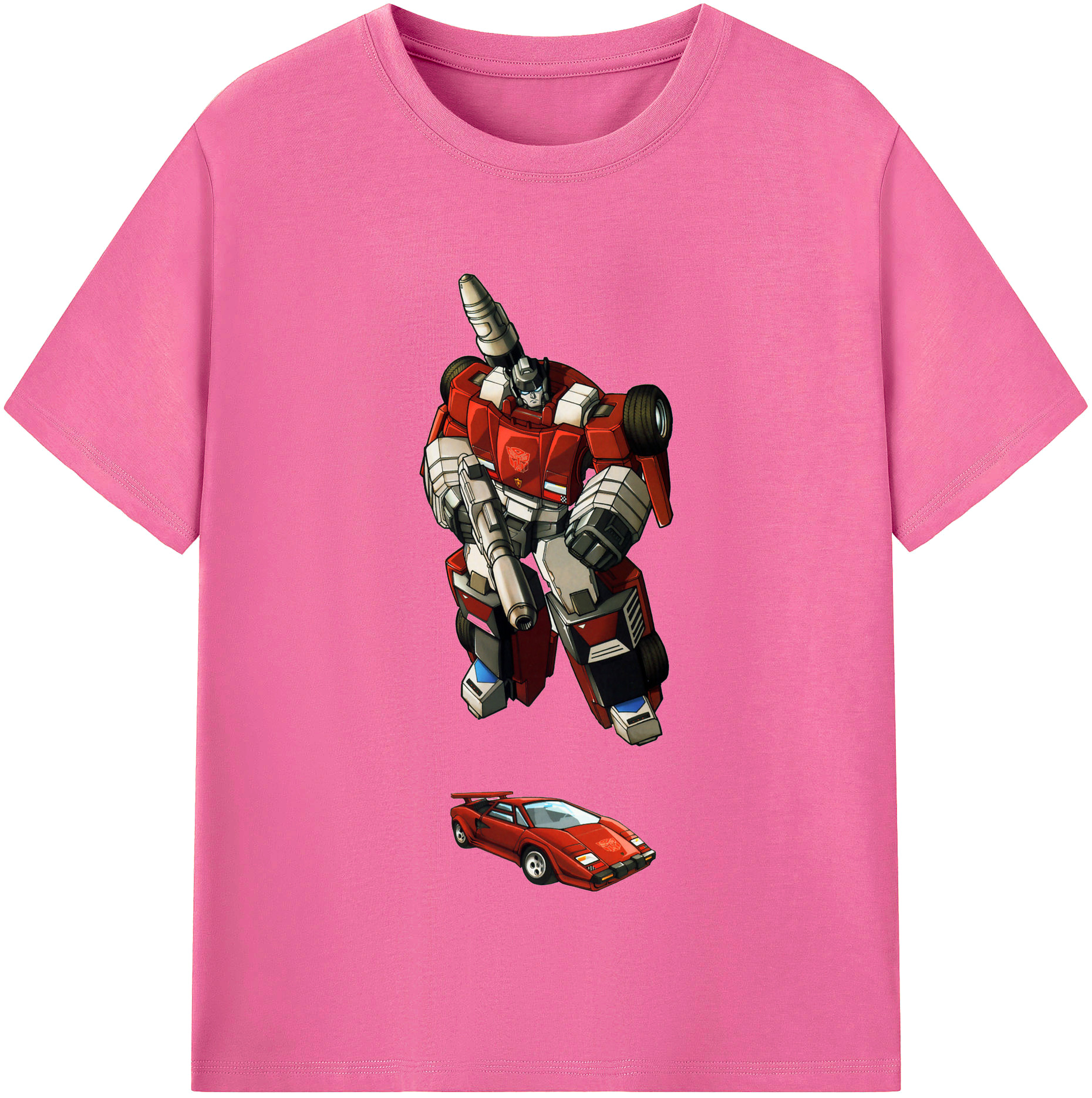（画像用）  レディースカジュアルプリントTシャツ（綿100％）